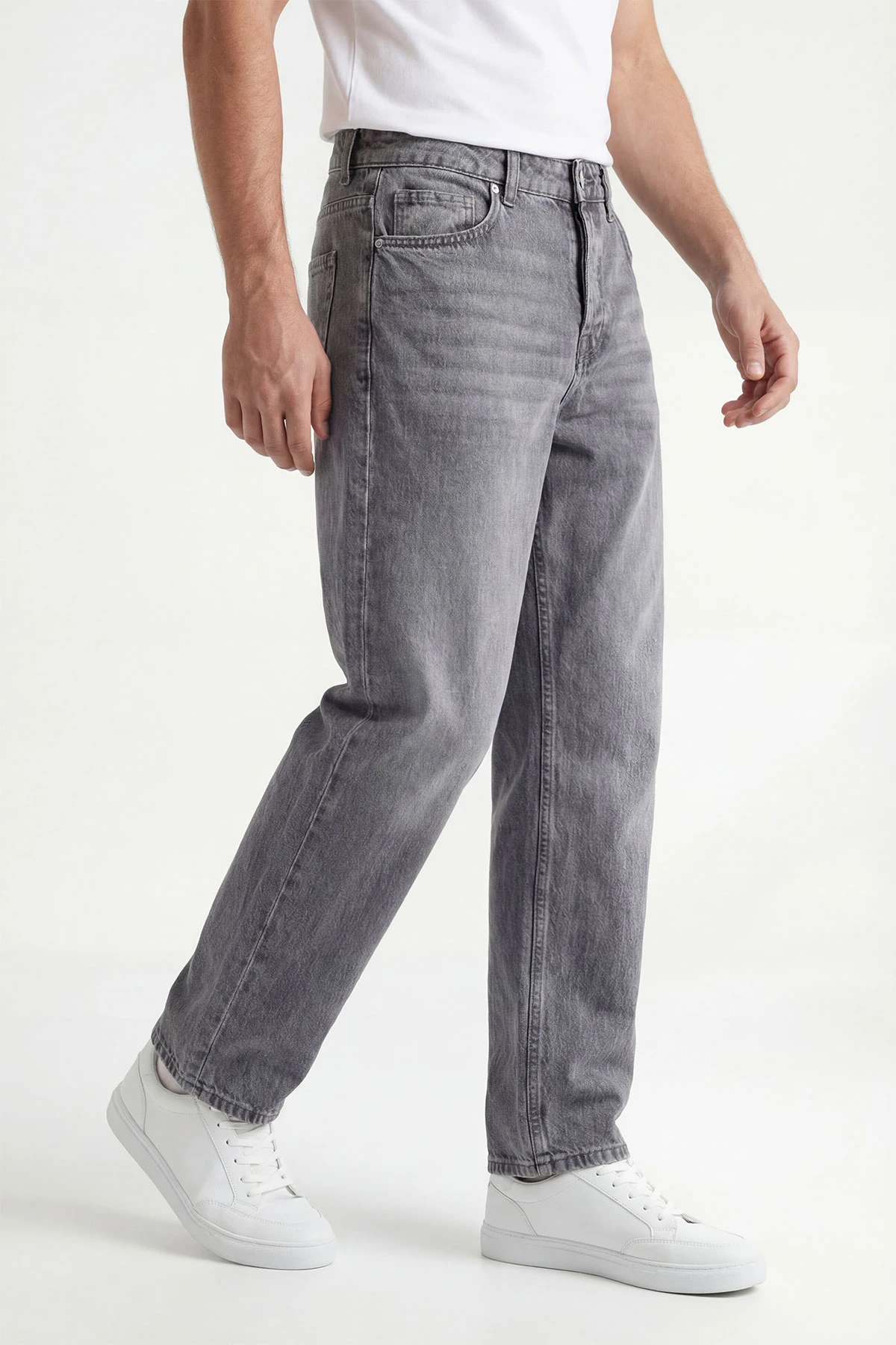 Antrasit Baggy Erkek Kot Pantolon 431119