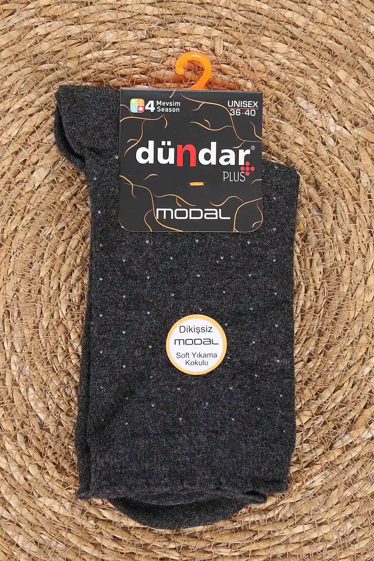 Antrasit Dört Mevsim Kadın Modal Çorap (36-40) 477089