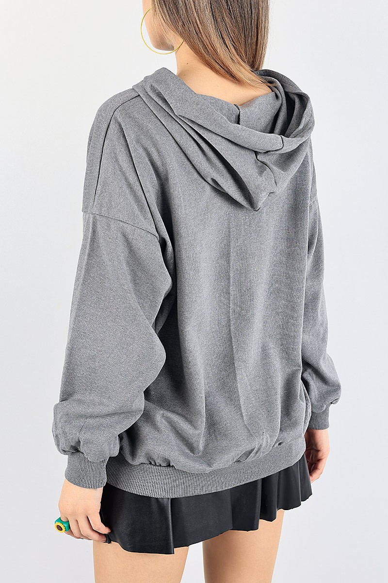 Antrasit Şardonlu Bayan Sweat 88342