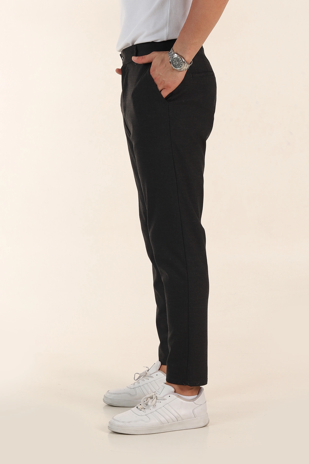Antrasit Slim Fit Erkek Kumaş Pantolon 367968
