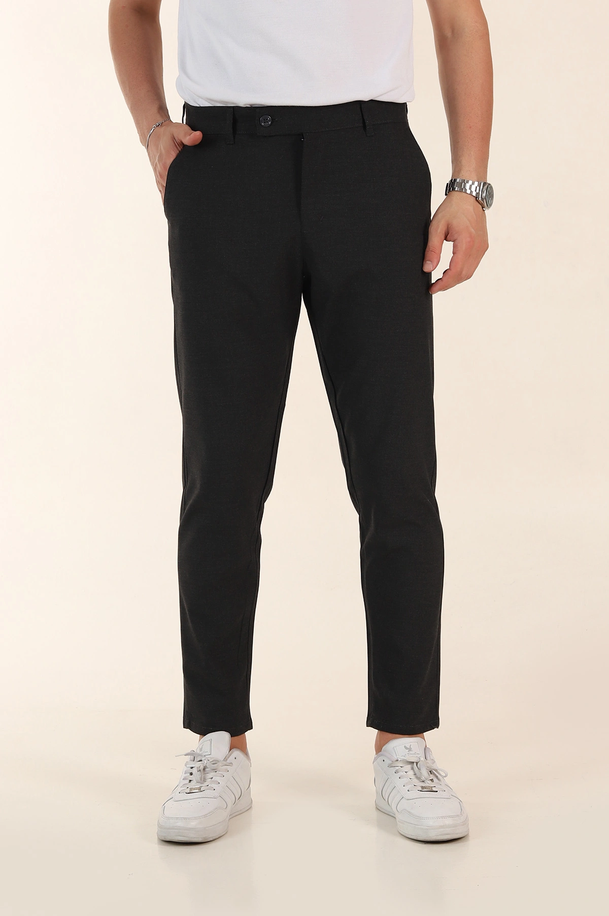 Antrasit Slim Fit Erkek Kumaş Pantolon 367968