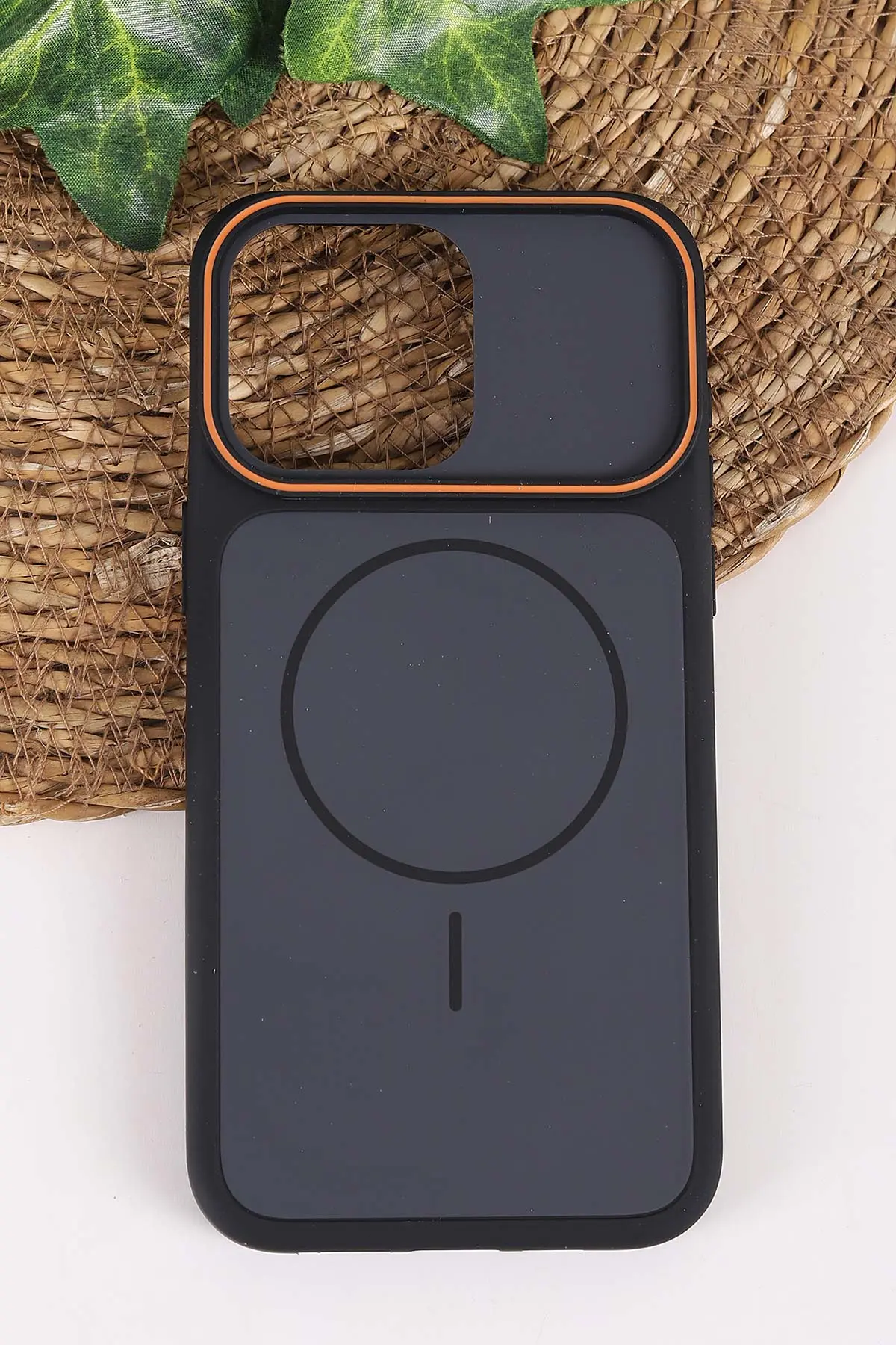 Antrasit TeknoCase İPhone 15 Pro Max Uyumlu Vincent Case Serisi Sert Silikon Telefon Kılıfı 457890
