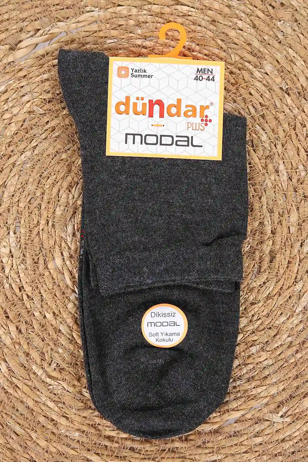 Antrasit Yazlık Erkek Modal Konç Çorap (40-44) 477097
