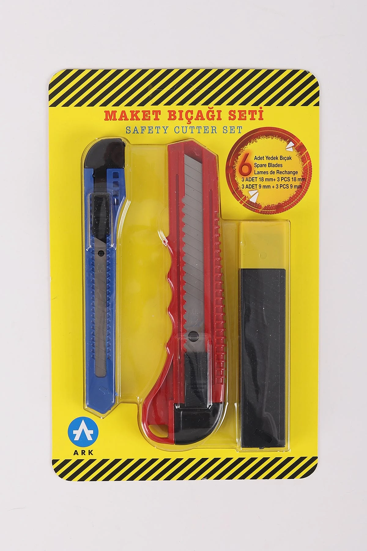 Ark 18 mm ve 9 mm Maket Bıçağı Seti 450224