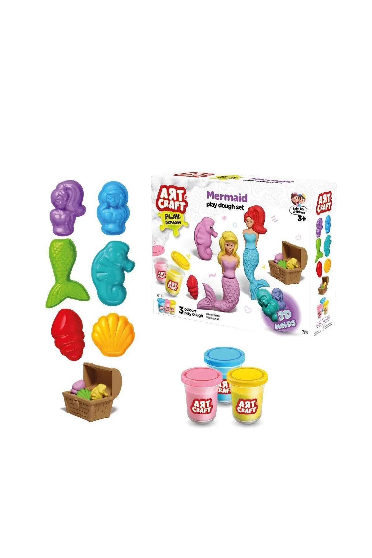 Art Craft Deniz Kızı Oyun Hamuru Seti 342618