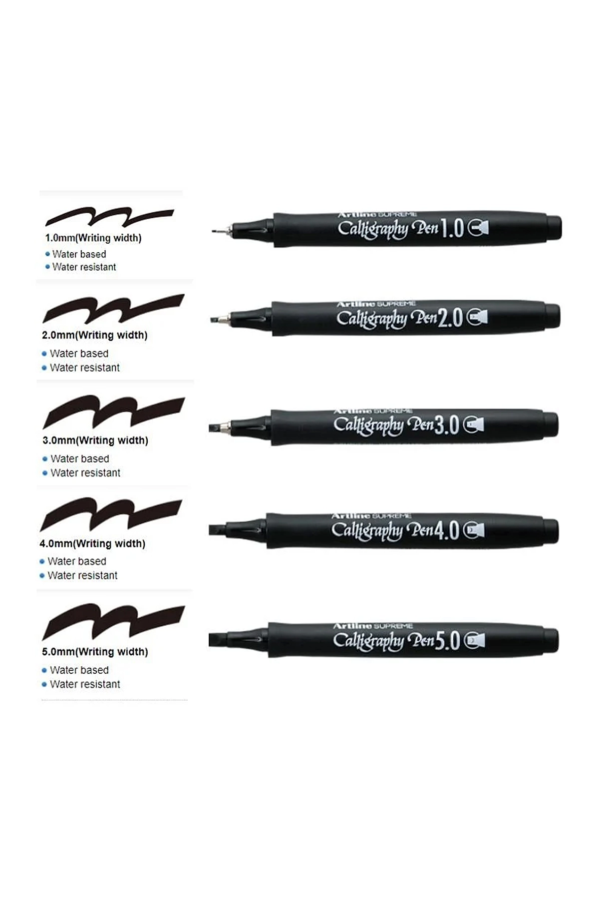 Artline Supreme Calligraphy Pen 5.0 Kaligrafi Kalemi Siyah 284092