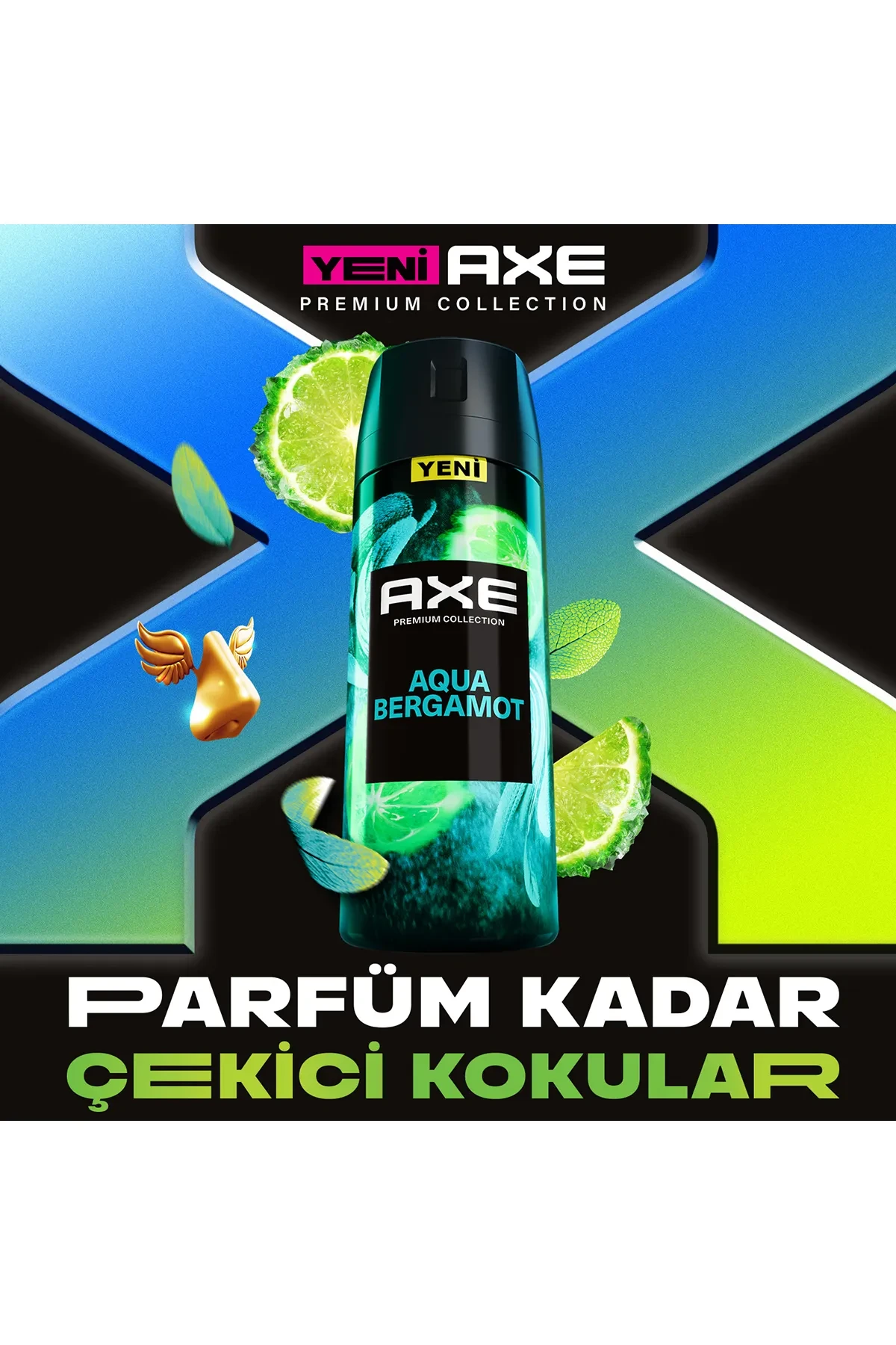 Axe Aqua Bergamot Body Sprey Erkek Deodorant 150 Ml 315288