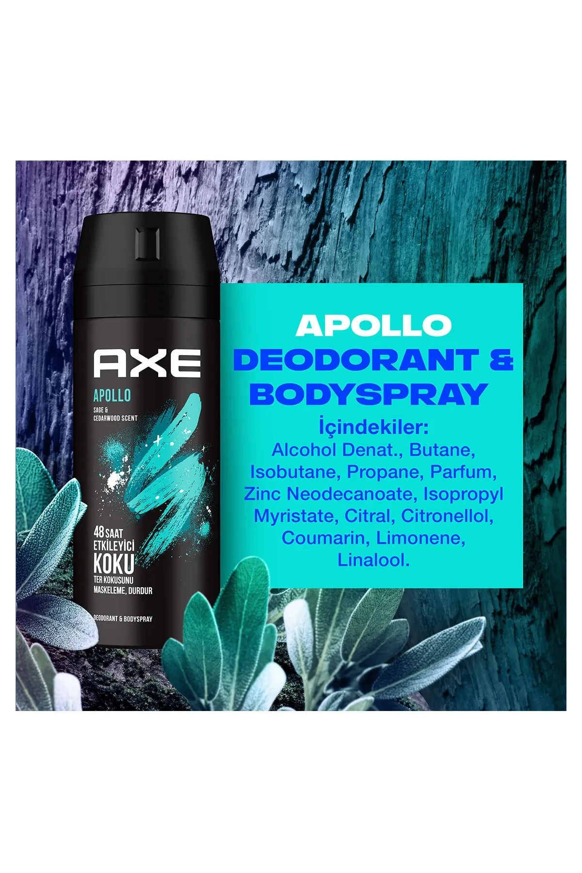Axe Erkek Deodorant Sprey Apollo 150ml 286731