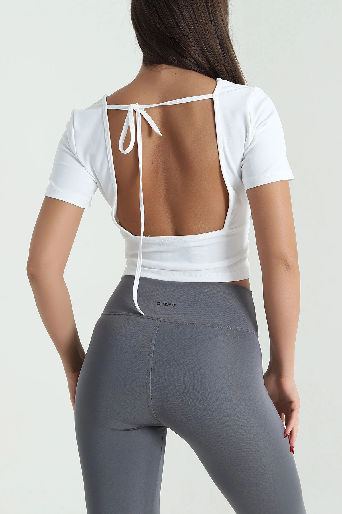 Bağlamalı Büzgülü Crop Bluz 477666