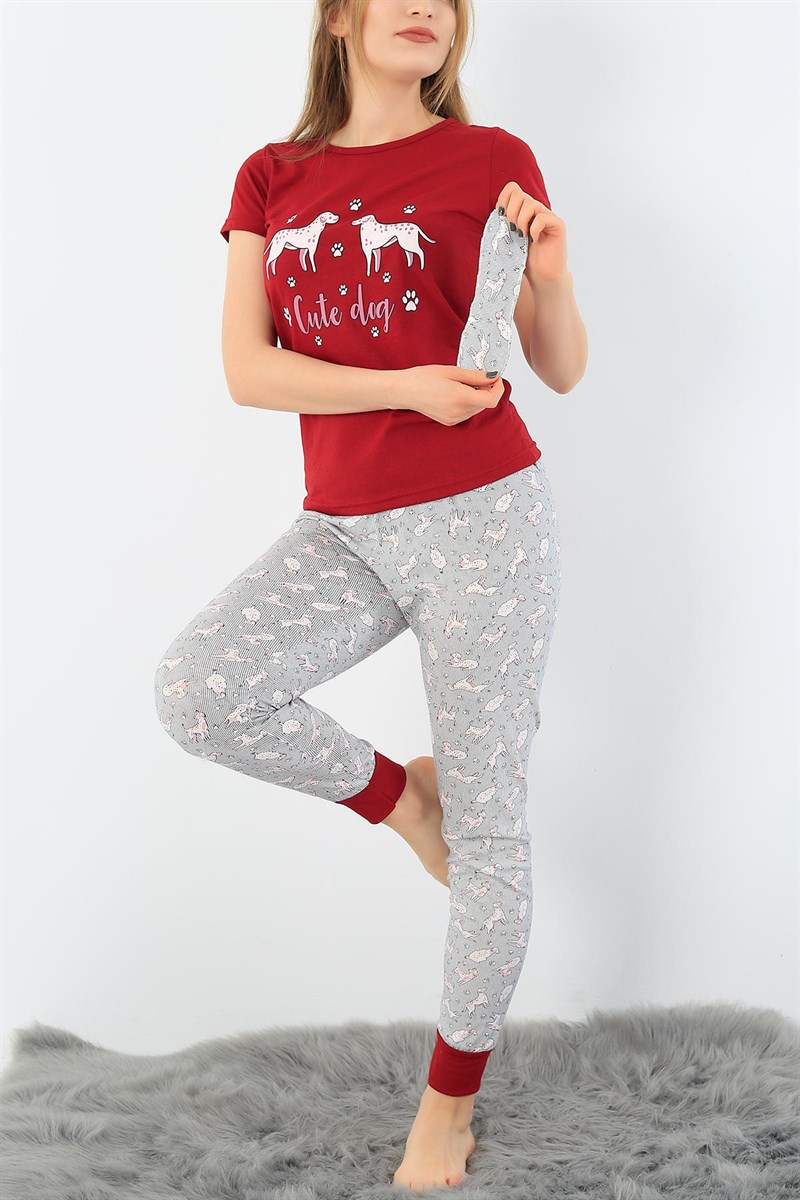 Baskılı Bayan Pijama Takımı 33470