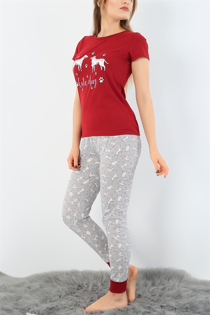 Baskılı Bayan Pijama Takımı 33470