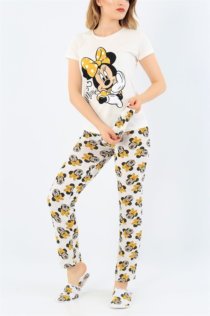 Baskılı Bayan Pijama Takımı 35743