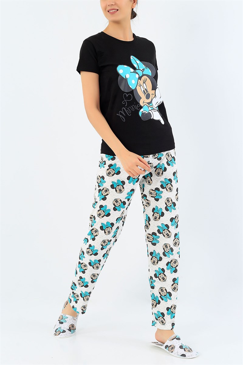 Baskılı Bayan Pijama Takımı 35744