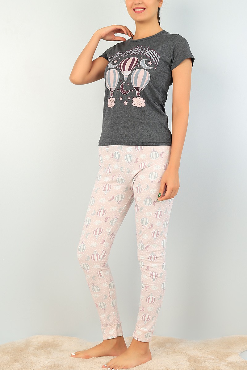 Baskılı Bayan Pijama Takımı 73454