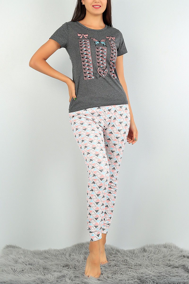 Baskılı Bayan Pijama Takımı 73457