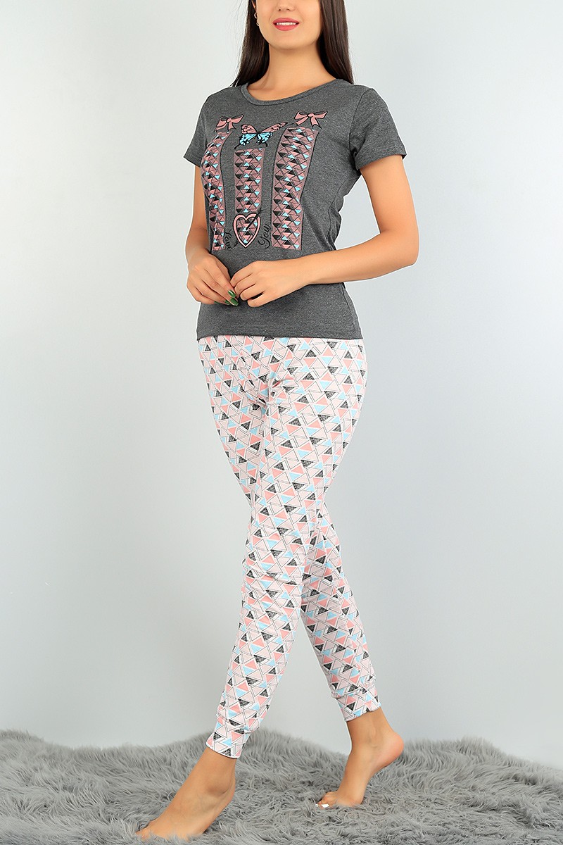 Baskılı Bayan Pijama Takımı 73457