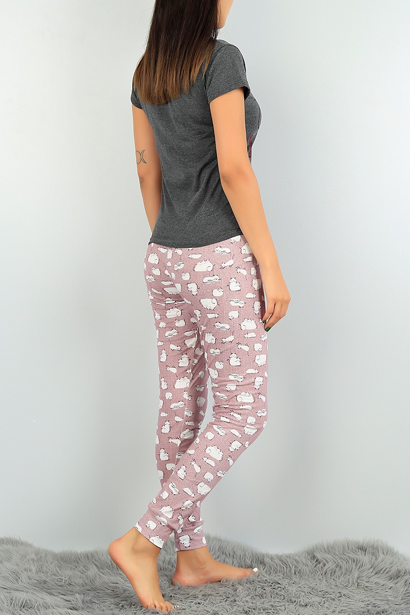 Baskılı Bayan Pijama Takımı 73459