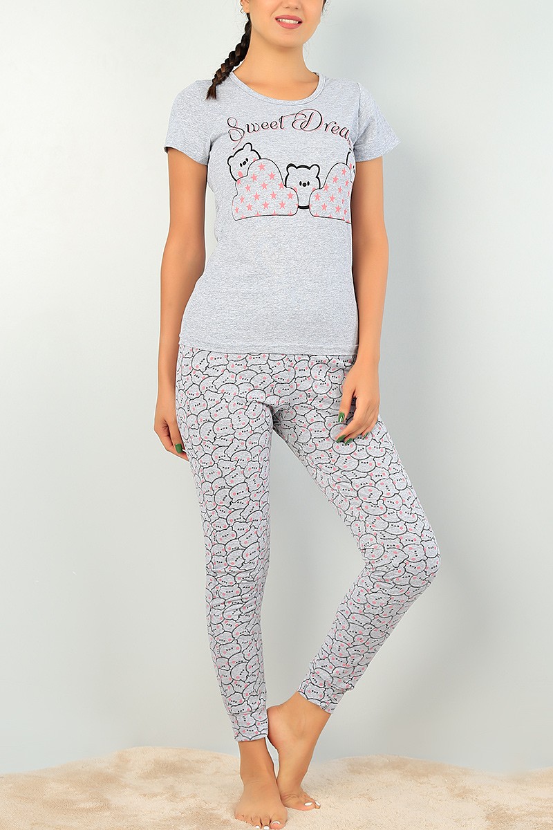 Baskılı Bayan Pijama Takımı 73460