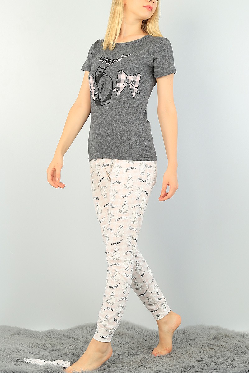 Baskılı Bayan Pijama Takımı 73463