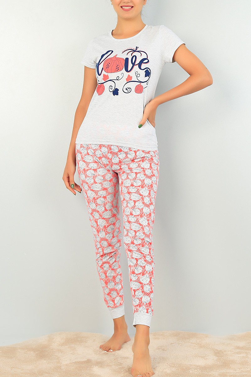 Baskılı Bayan Pijama Takımı 73470