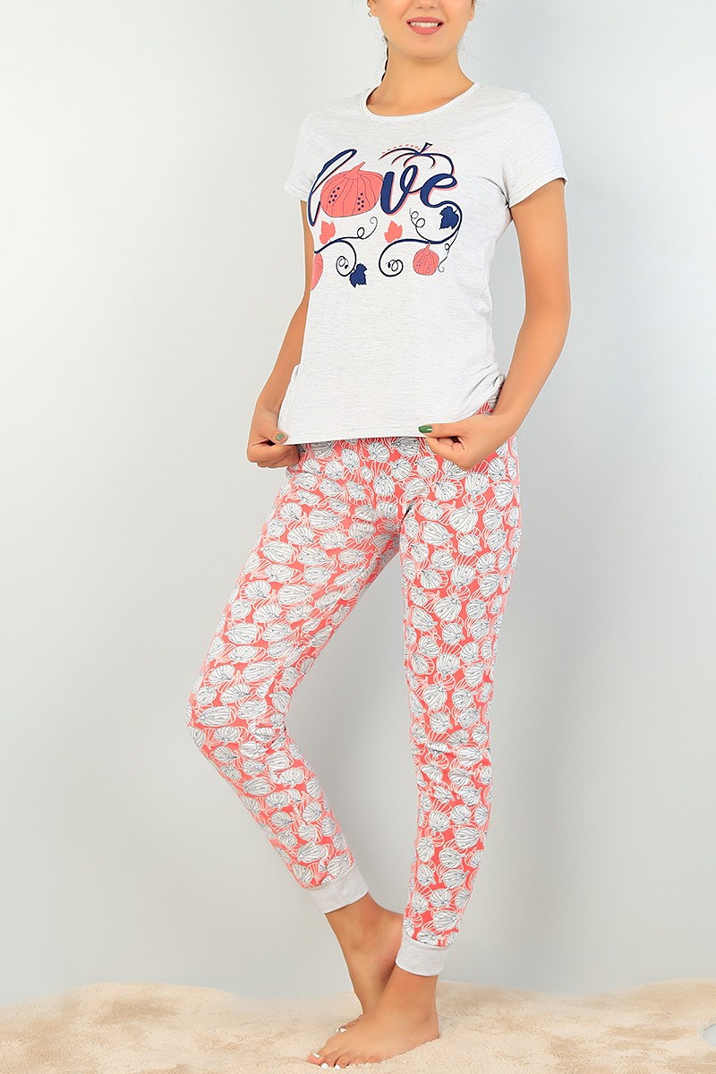 Baskılı Bayan Pijama Takımı 73470