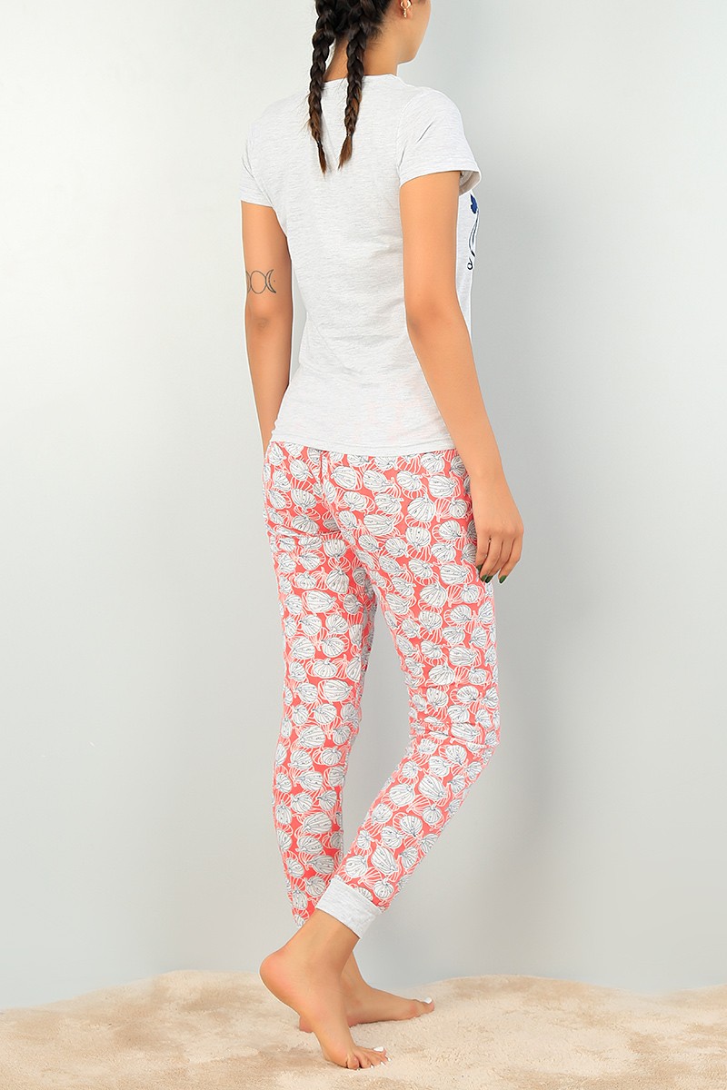 Baskılı Bayan Pijama Takımı 73470