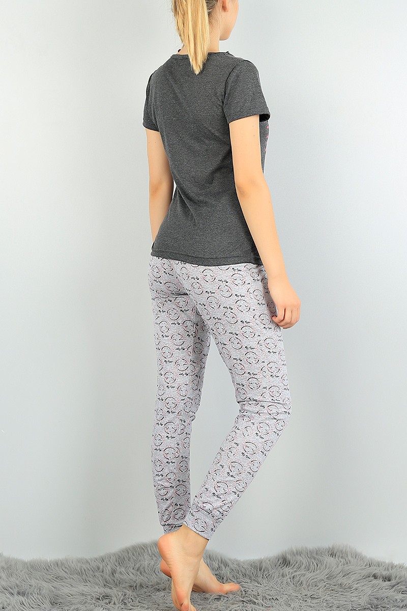Baskılı Bayan Pijama Takımı 73496
