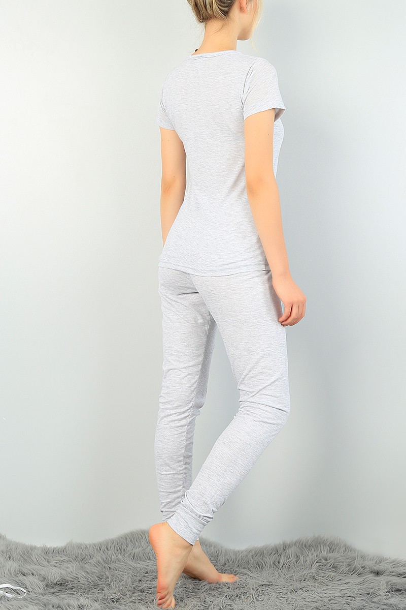 Baskılı Bayan Pijama Takımı 73498