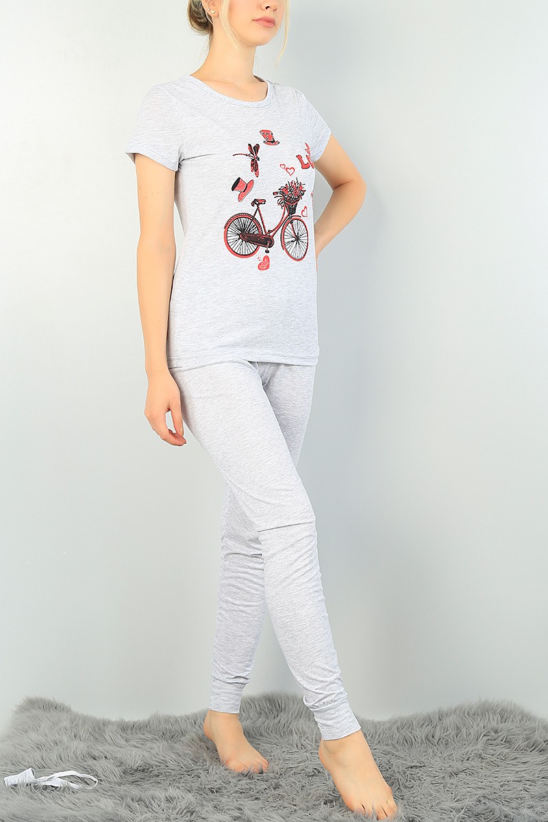 Baskılı Bayan Pijama Takımı 73498