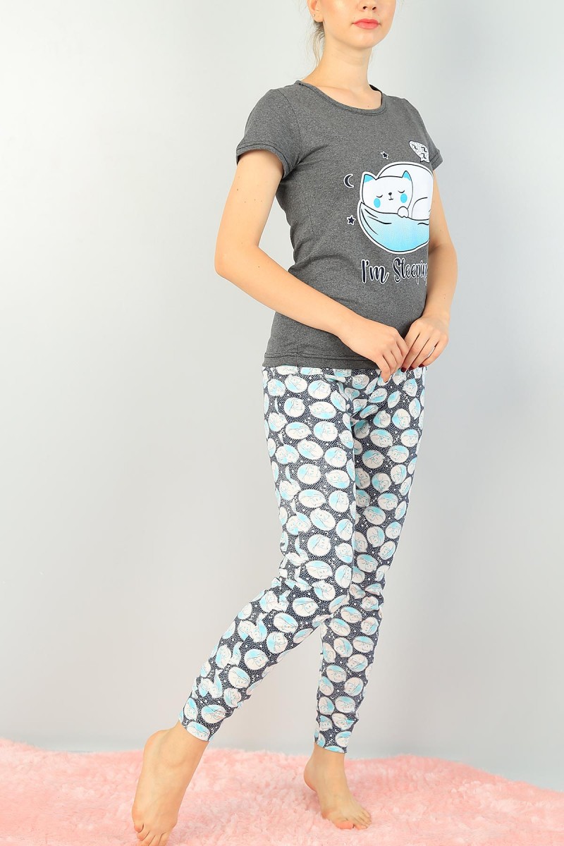 Baskılı Bayan Pijama Takımı 73631
