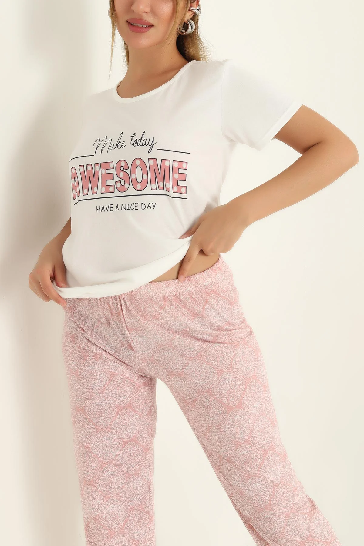 Baskılı Süprem Pijama Takımı 288931