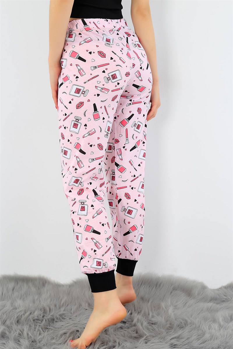Baskılı Yazlık Bayan Pijama Altı 32509