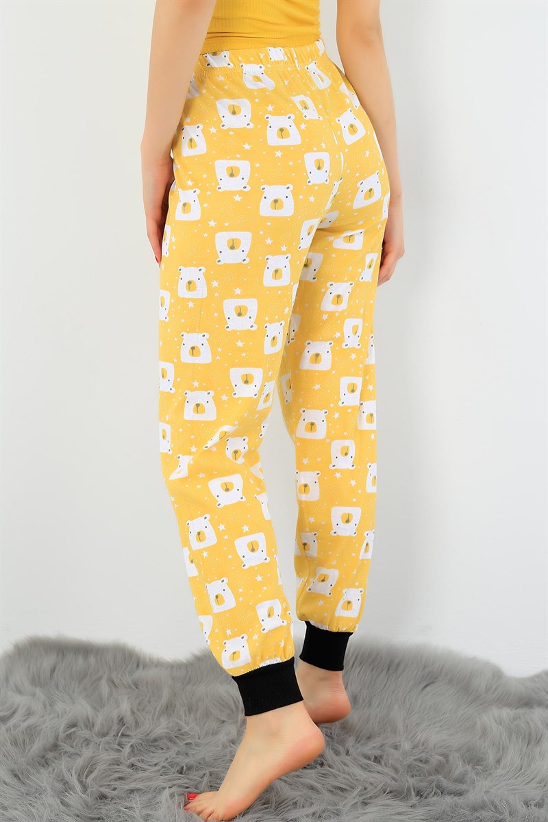 Baskılı Yazlık Bayan Pijama Altı 32532