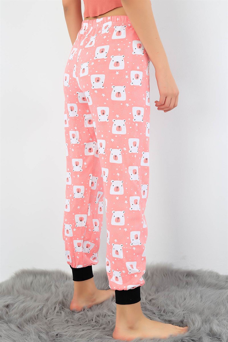 Baskılı Yazlık Bayan Pijama Altı 32533