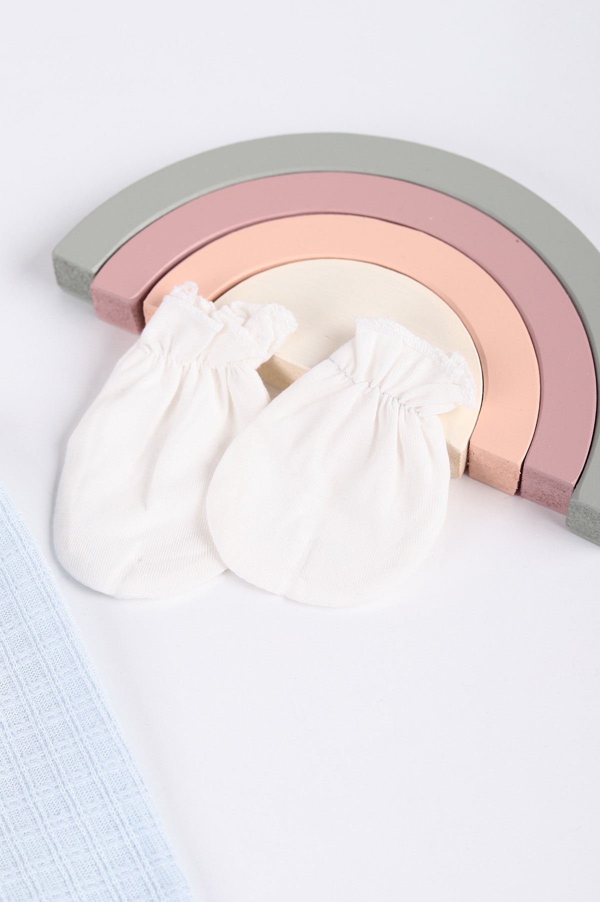 Bebe Mavisi (0-3 Ay) Ayı Nakışlı 5'li Erkek Bebe Takım 219716