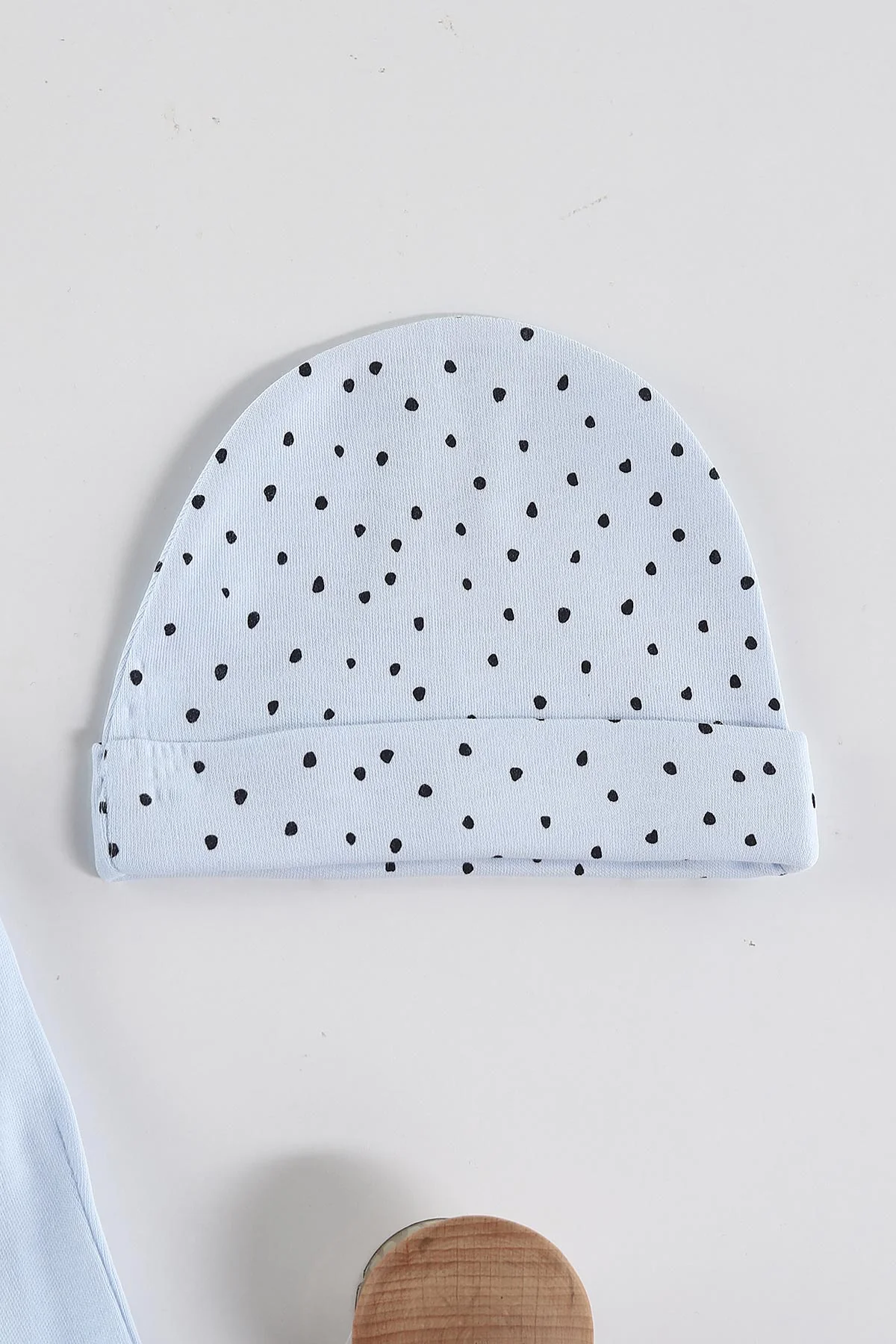 Bebe Mavisi (0-3 Ay) Koala  Baskılı   Patikli Unisex Bebek 3'lü Zıbın Takım 453782