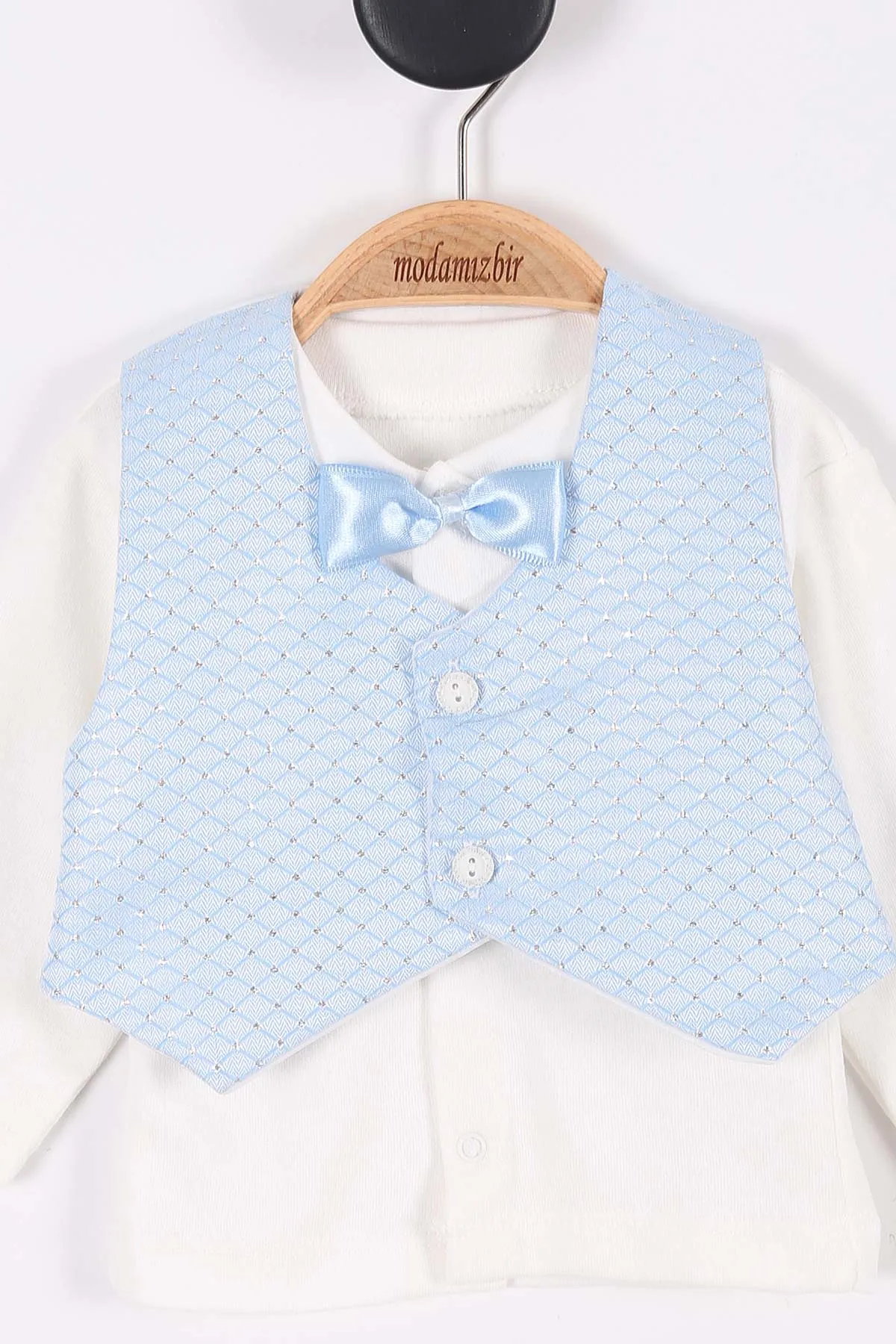 Bebe Mavisi (0-3 Ay) Papyonlu Erkek Bebek Mevlüt Takım 288788
