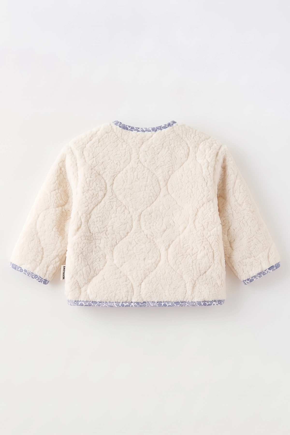 Bebe Mavisi (0-3 Yaş) Çiçek Baskılı Kuzu Kız Bebek&Çocuk Hırka 494458