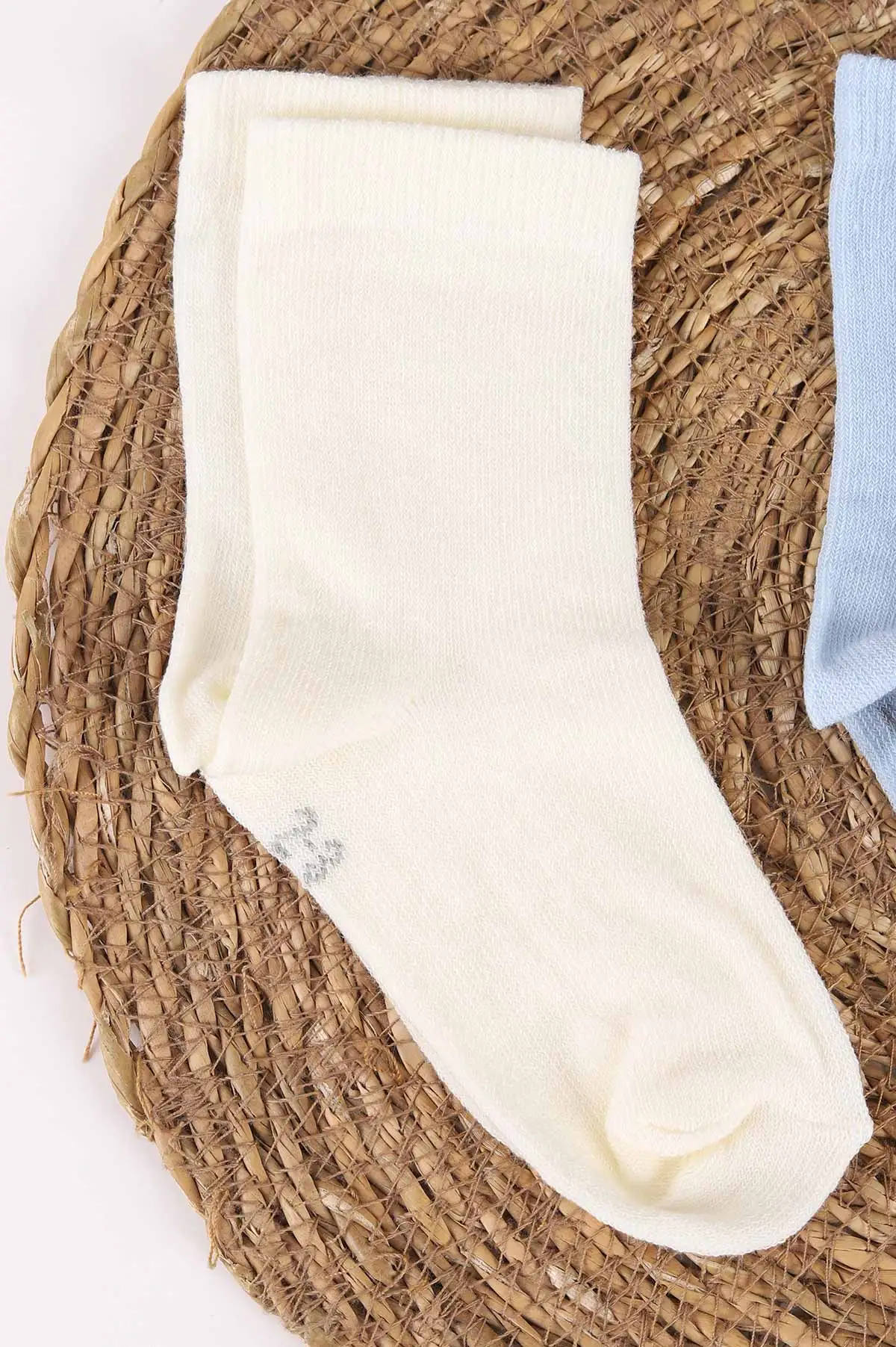 Bebe Mavisi (0-3 Yaş)Düz  3'lü Erkek  Çocuk Çorap 467404