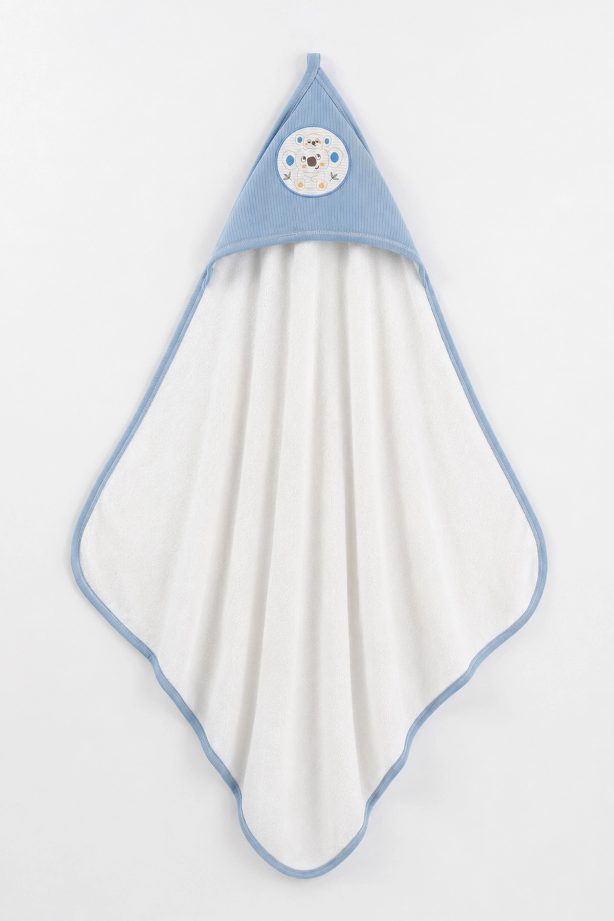 Bebe Mavisi (0-6 Ay ) Koala  Nakışlı Bebek Havlu Takım 476308
