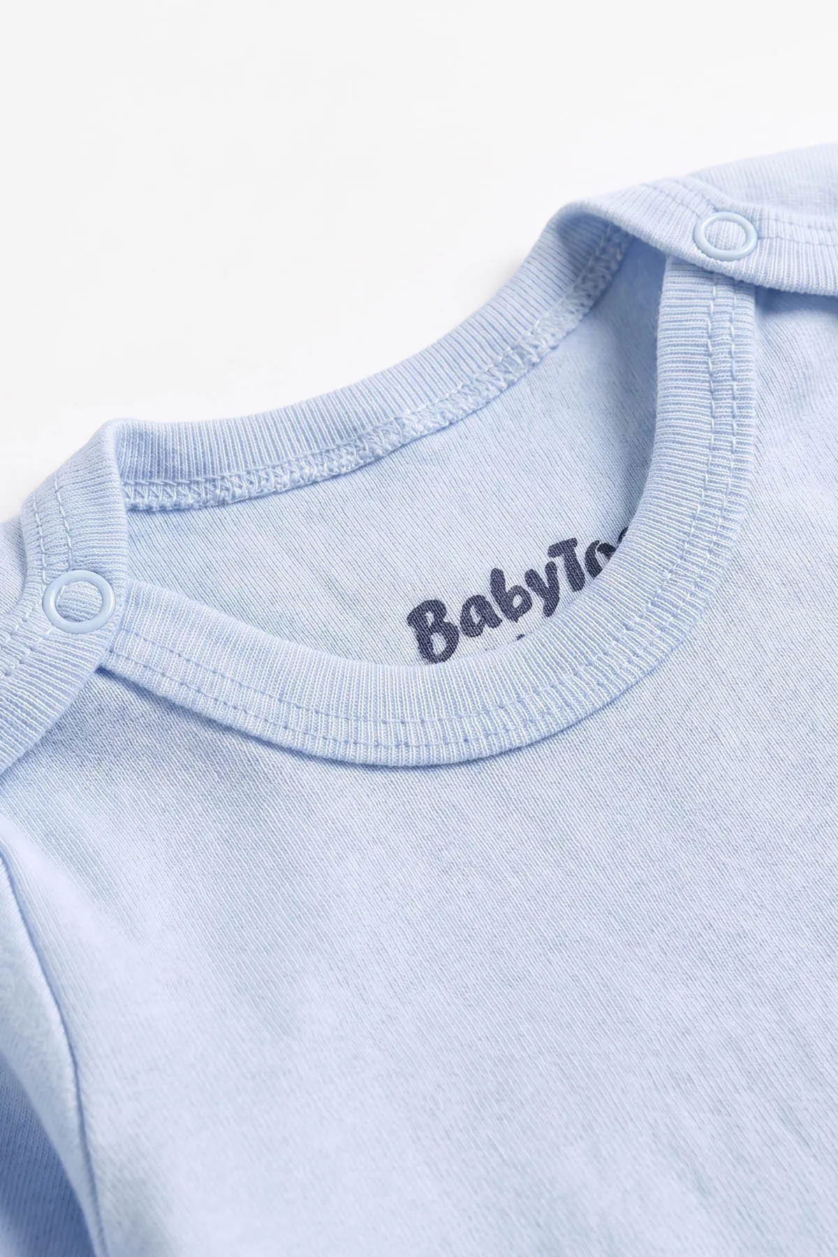 Bebe Mavisi (0-9 Ay) Düz Uzun Kol Bebek Çıtçıtlı Badi 482324