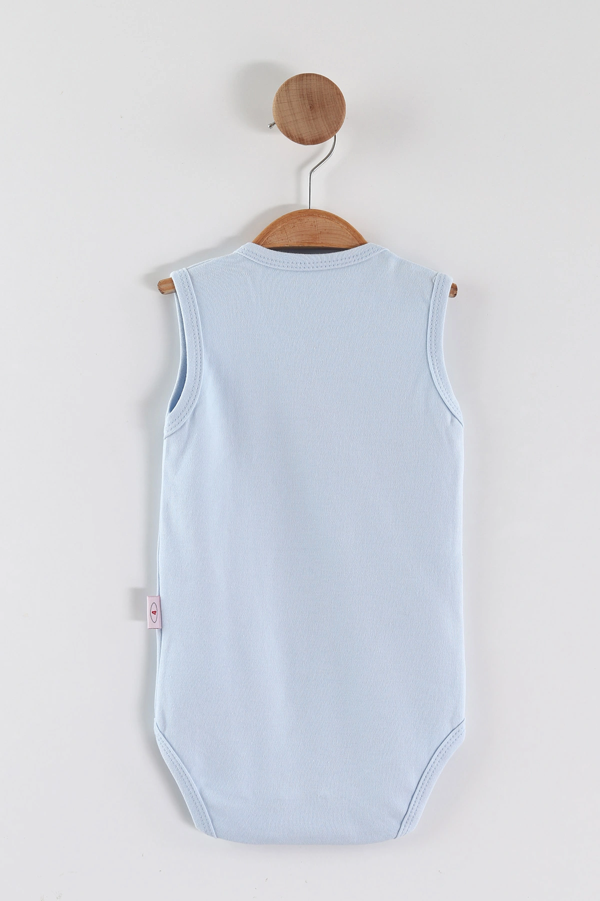 Bebe Mavisi ( 1-3 Yaş ) Sıfır Kol Düz Bebek&Çocuk Çıtçıtlı Badi 467329