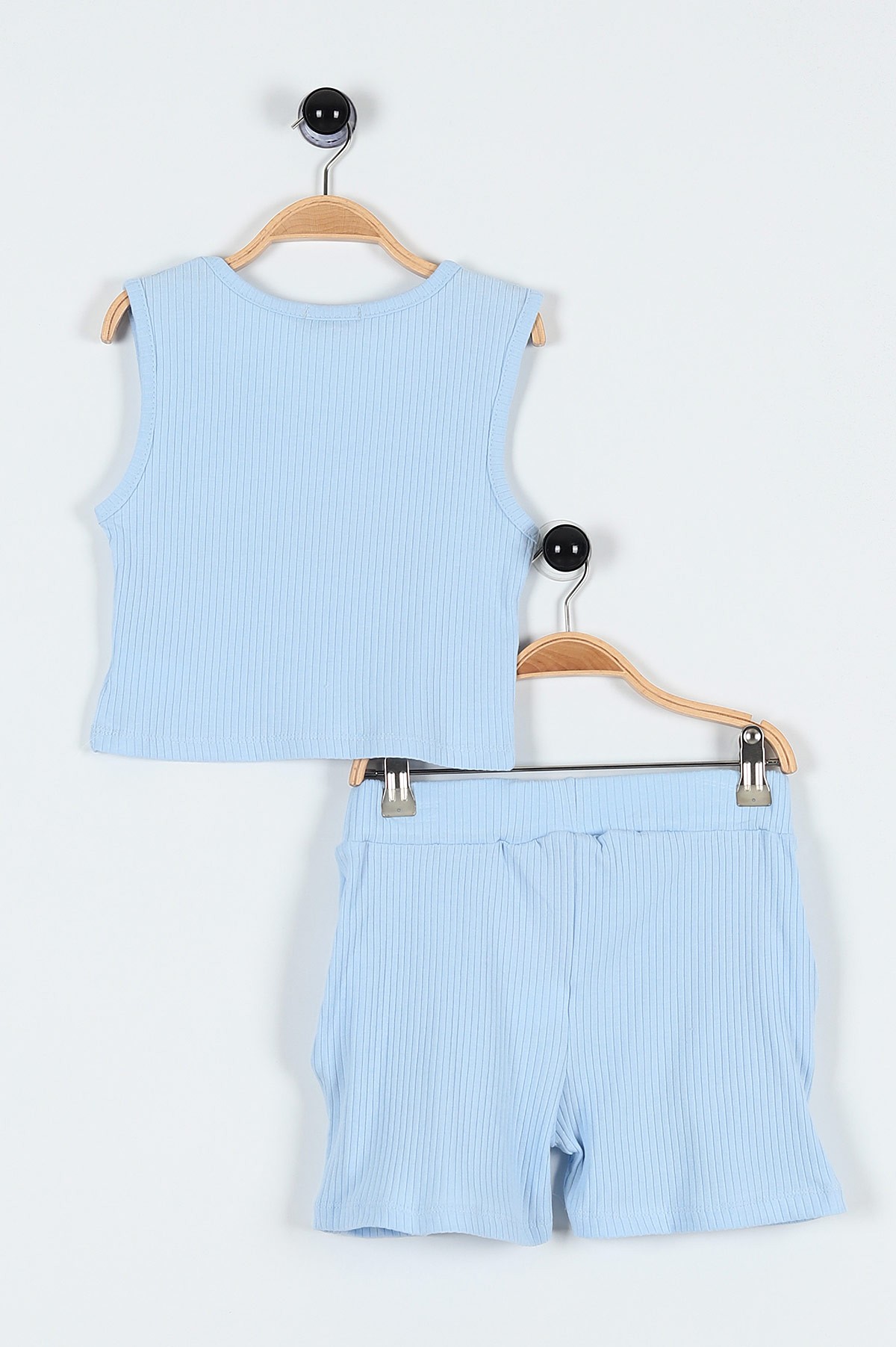 Bebe Mavisi (13-16 Yaş) Losangeles Baskılı Fitilli Kız Çocuk Takım 184967