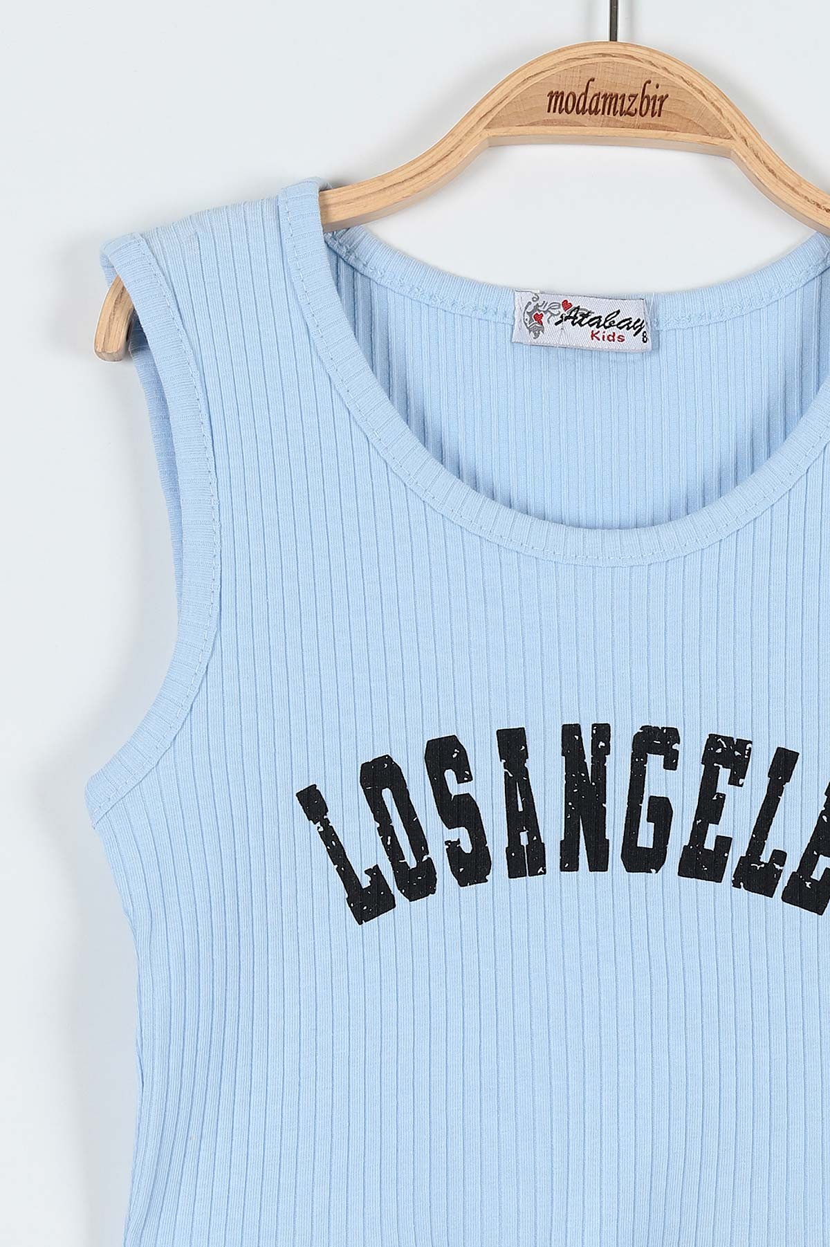 Bebe Mavisi (13-16 Yaş) Losangeles Baskılı Fitilli Kız Çocuk Takım 184967