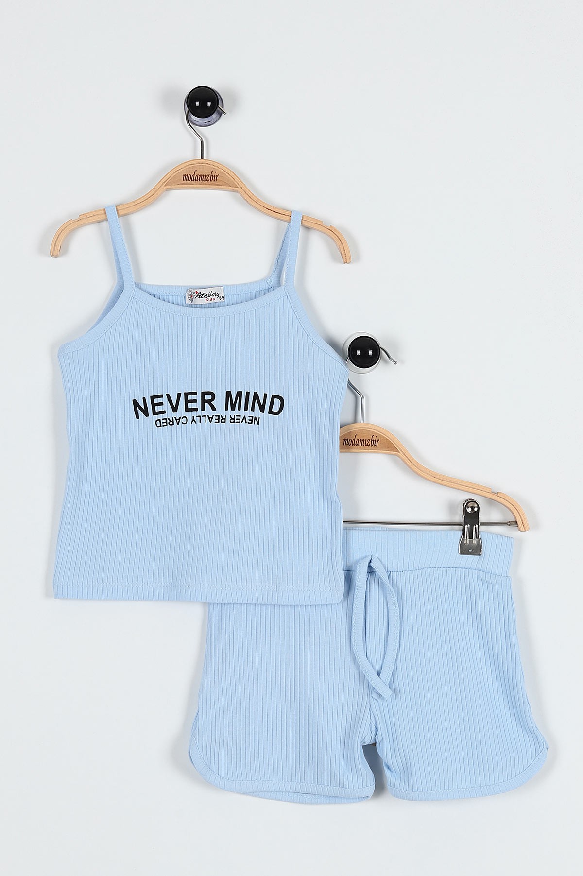 Bebe Mavisi (13-16 Yaş) Never Mınd Baskılı Kız Çocuk Takım 185015