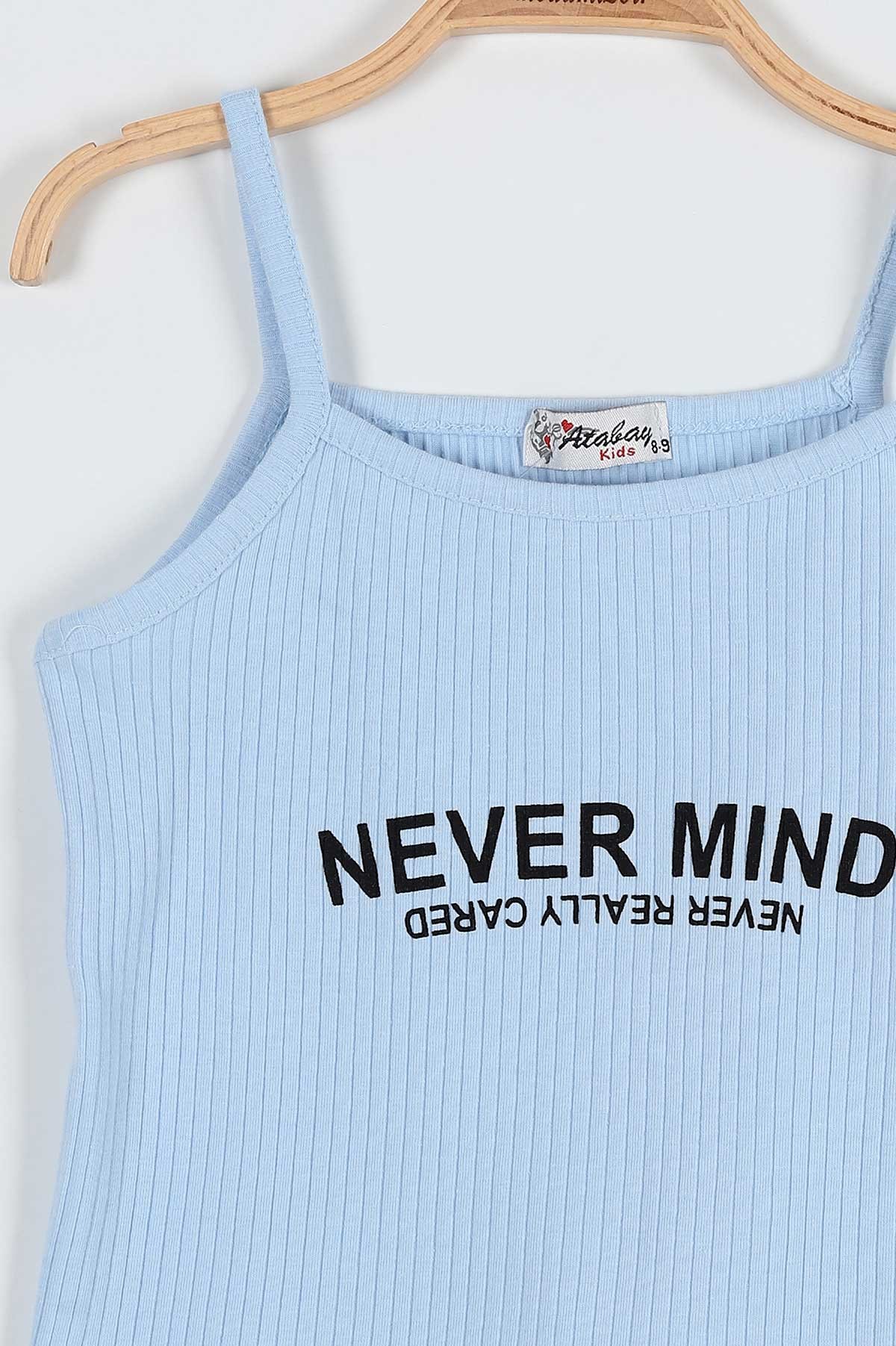 Bebe Mavisi (13-16 Yaş) Never Mınd Baskılı Kız Çocuk Takım 185015