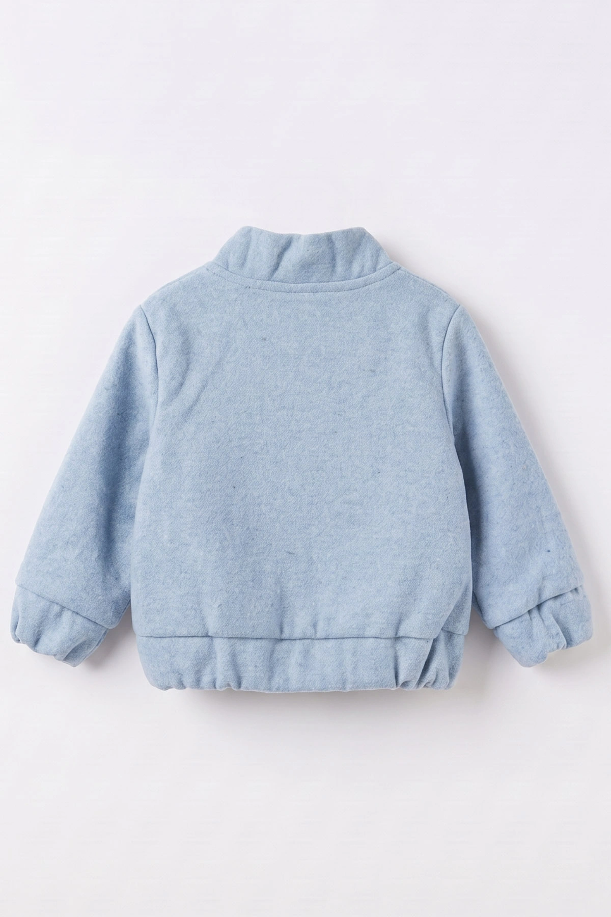 Bebe Mavisi (2-5 Yaş) Astarlı Cepli Kaşe Erkek Çocuk Mont 495827