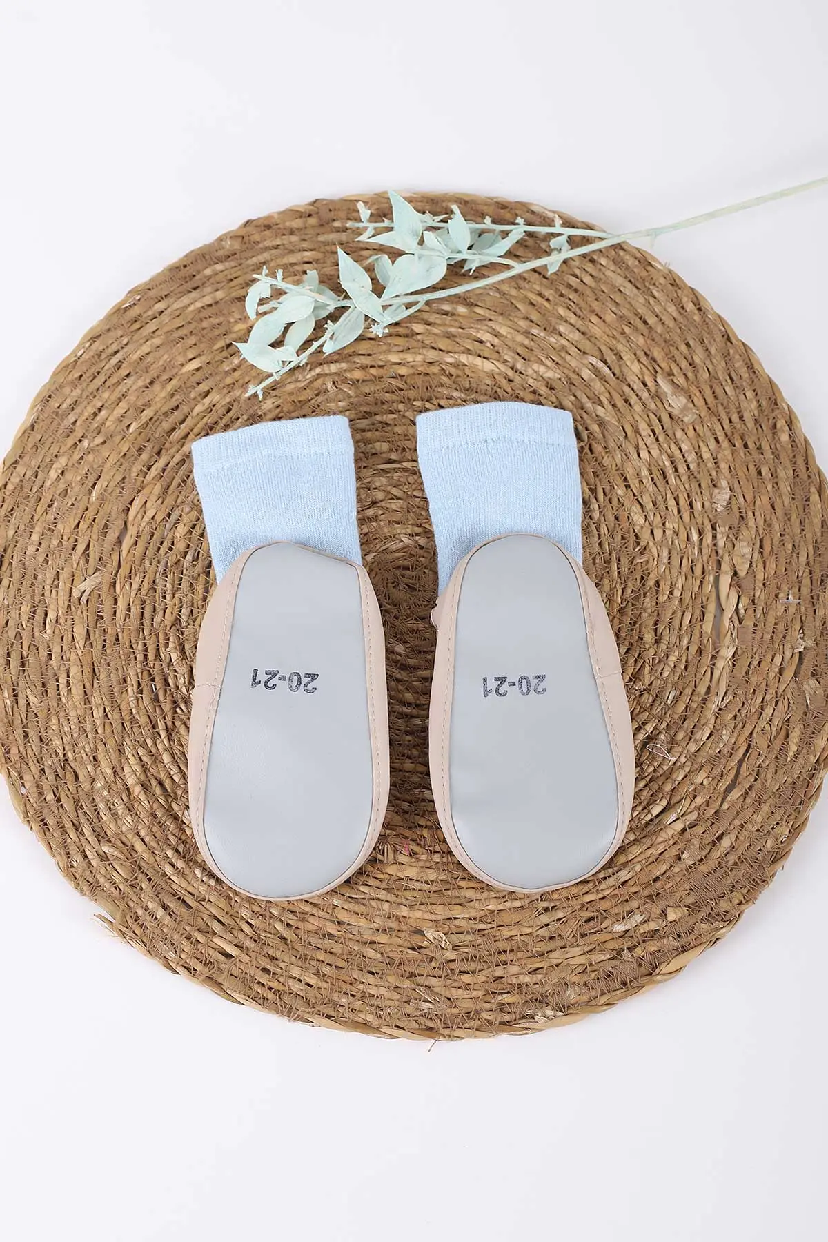 Bebe Mavisi (20-25 )Düz   Çocuk Çarık Çorap 413371