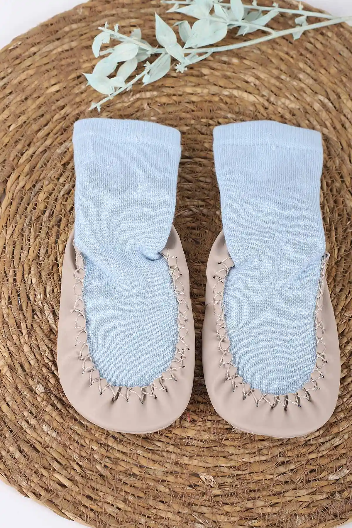 Bebe Mavisi (20-25 )Düz   Çocuk Çarık Çorap 413371