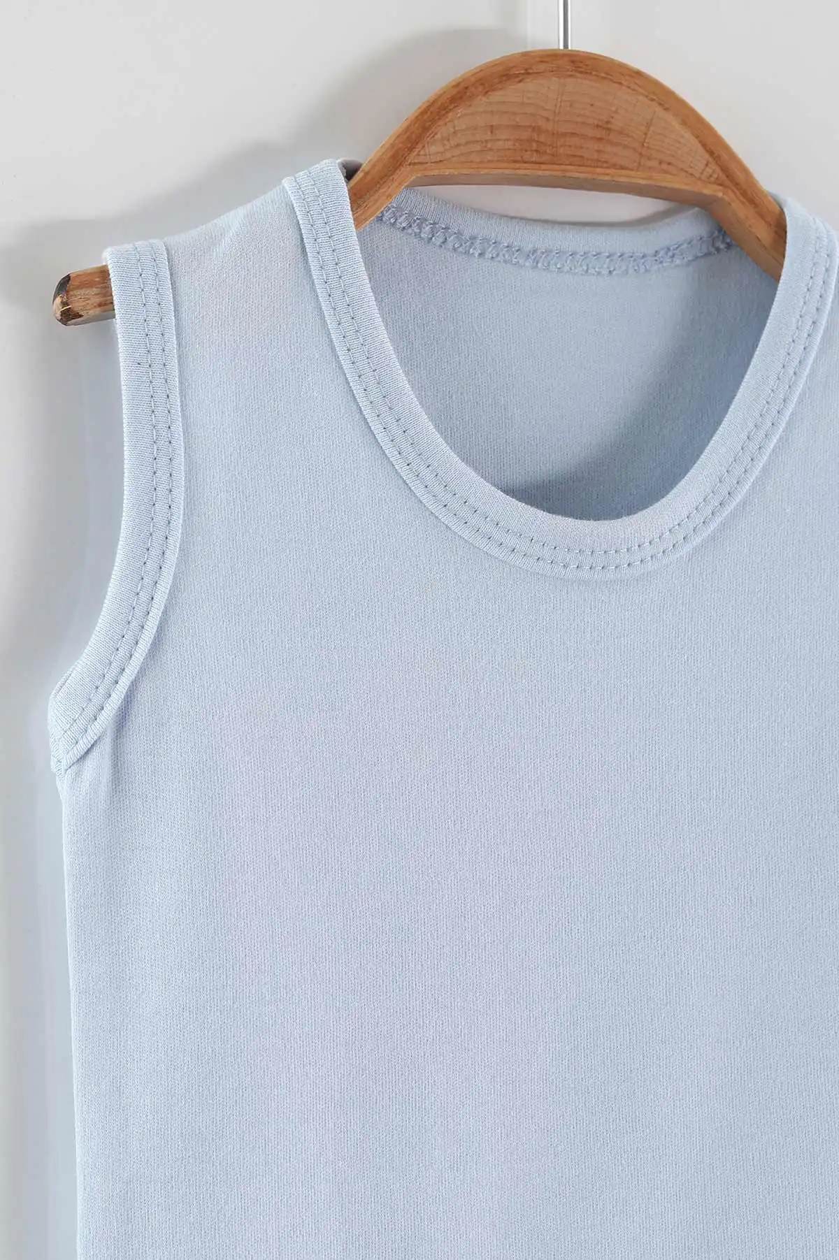Bebe Mavisi ( 3-12 Ay) Sıfır Kol Düz Bebek&Çocuk Çıtçıtlı Badi 467342
